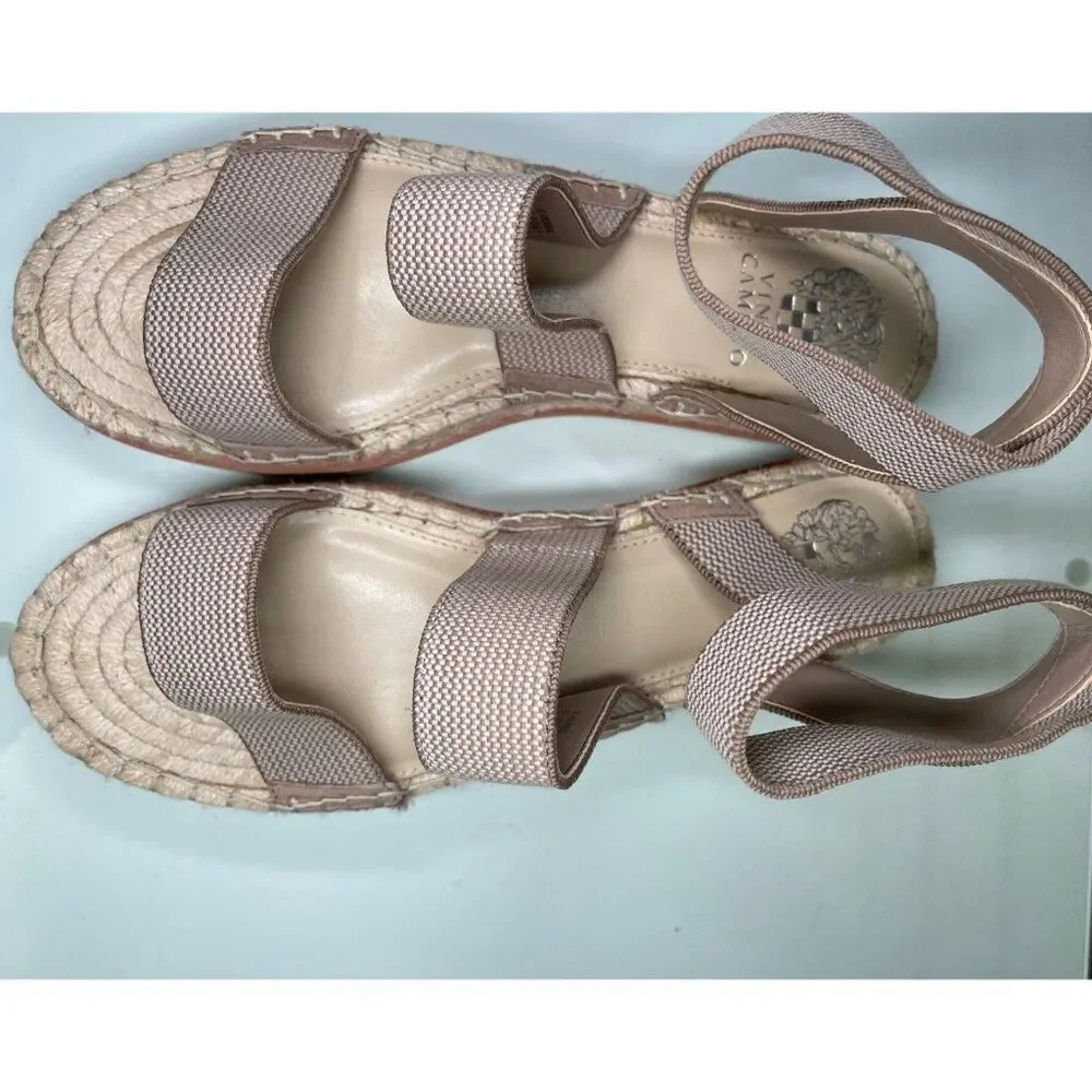 Vince Camuto Kolindia Women Espadrille Platform Sandal Size 9 1/2